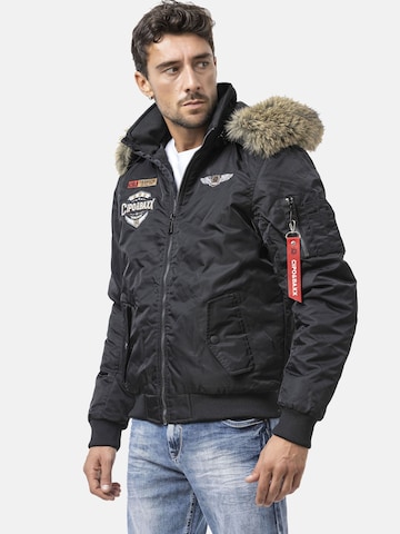 CIPO & BAXX Winter jacket 'CM229 ' in Black: front