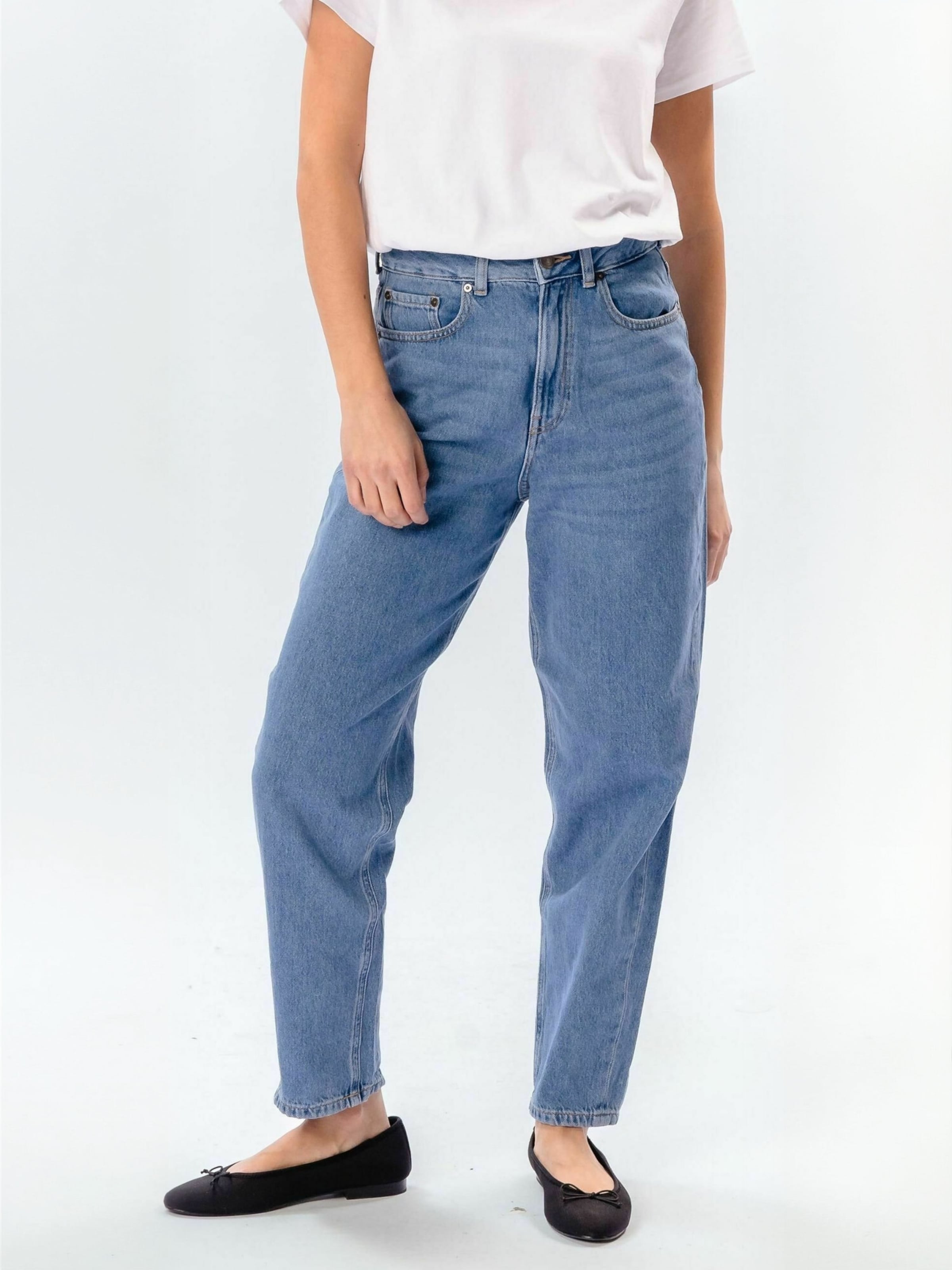 TEESHOPPEN Regular Jeans ' Mom ' in Blauw: voorkant