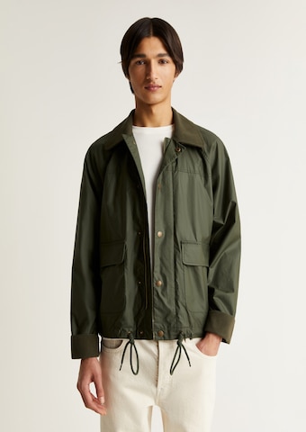 Scalpers Демисезонная куртка в Зеленый: спереди