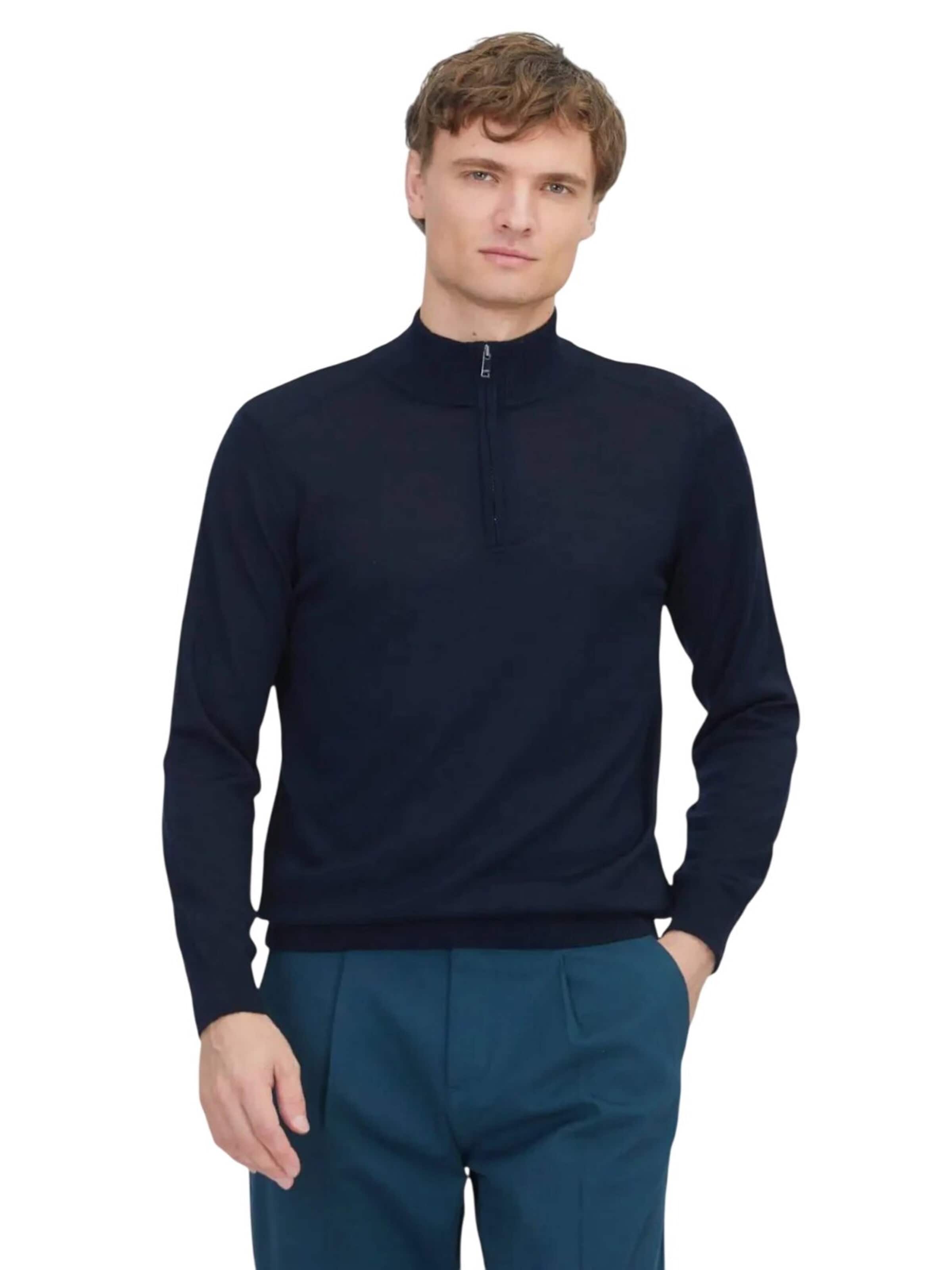 Ramsey Knit cardigan in Blue