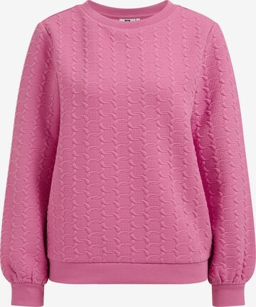Bluză de molton de la WE Fashion pe roz: față