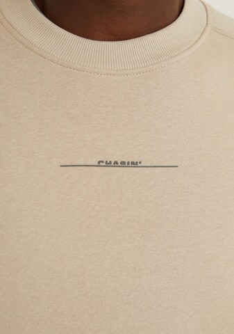 CHASIN' Sweatshirt 'Ido' in Beige