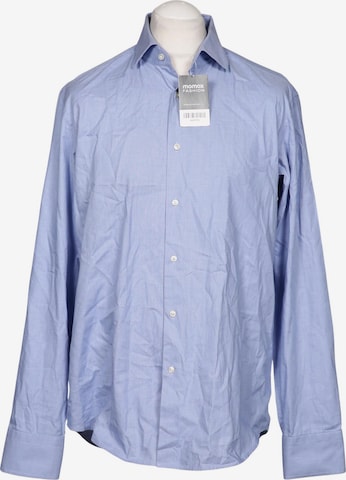 BOSS Black Hemd L in Blau: Vorderseite
