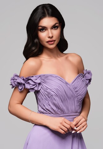 Robe de soirée Ombre en violet