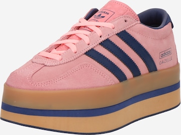 ADIDAS ORIGINALS Низкие кроссовки 'GAZELLE STACK' в Ярко-розовый: спереди