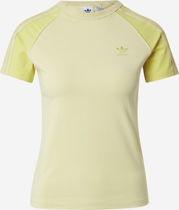 Maglietta 'Adicolor' di ADIDAS ORIGINALS in giallo: frontale