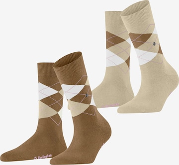 BURLINGTON Socken 'Everyday Argyle' in Braun: Vorderseite