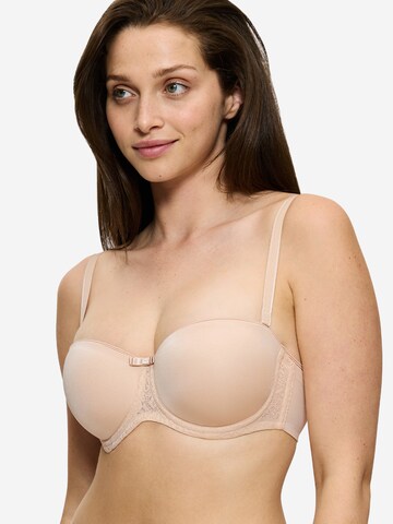 TRIUMPH Bandeau Bra 'Beauty-Full Essential' in Beige