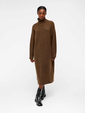 OBJECT Knitted dress 'Abbie' in Brown