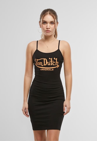 Von Dutch Originals Dress 'Kourtney' in Black: front
