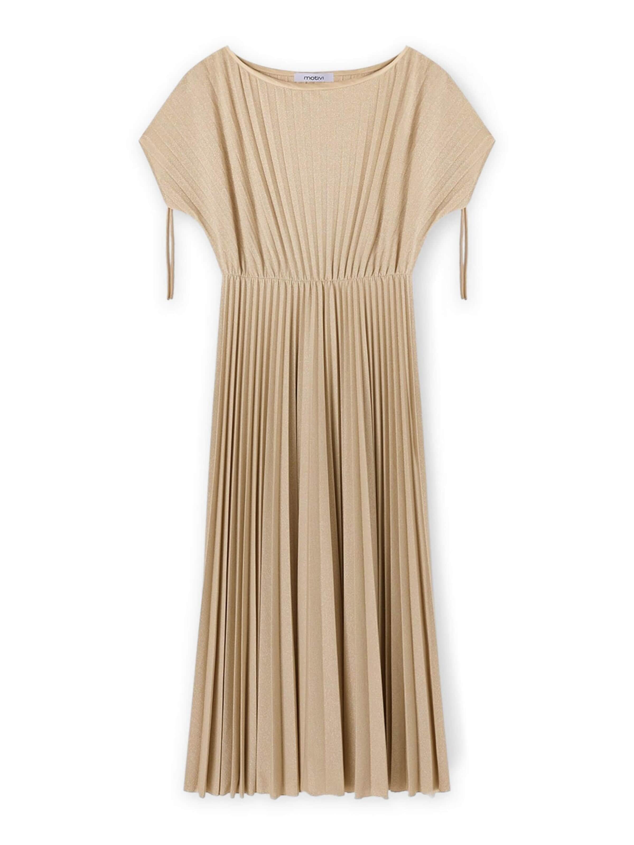 Robe MOTIVI en beige : devant