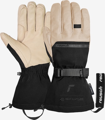 REUSCH Fingerhandschuhe 'Duality R-WOOL' in Beige: Vorderseite