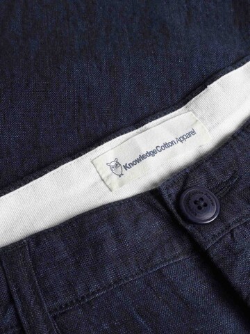 KnowledgeCotton Apparel Regular Hose ' Chuck' in Schwarz