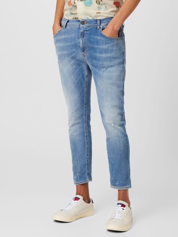 Regular Jeans 'ALEX' de la Dondup pe albastru: față