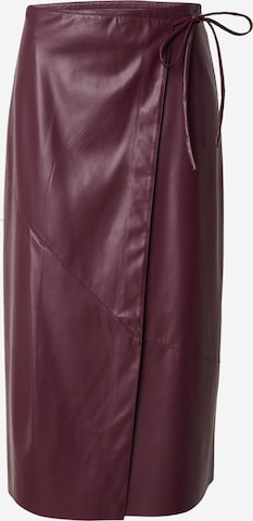 raudona OUI Sijonas: priekis