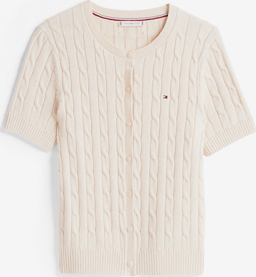 TOMMY HILFIGER Strickjacke in Beige: Vorderseite