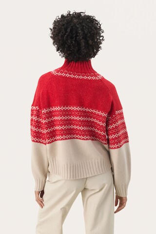 Pull-over 'Pinar' Part Two en rouge