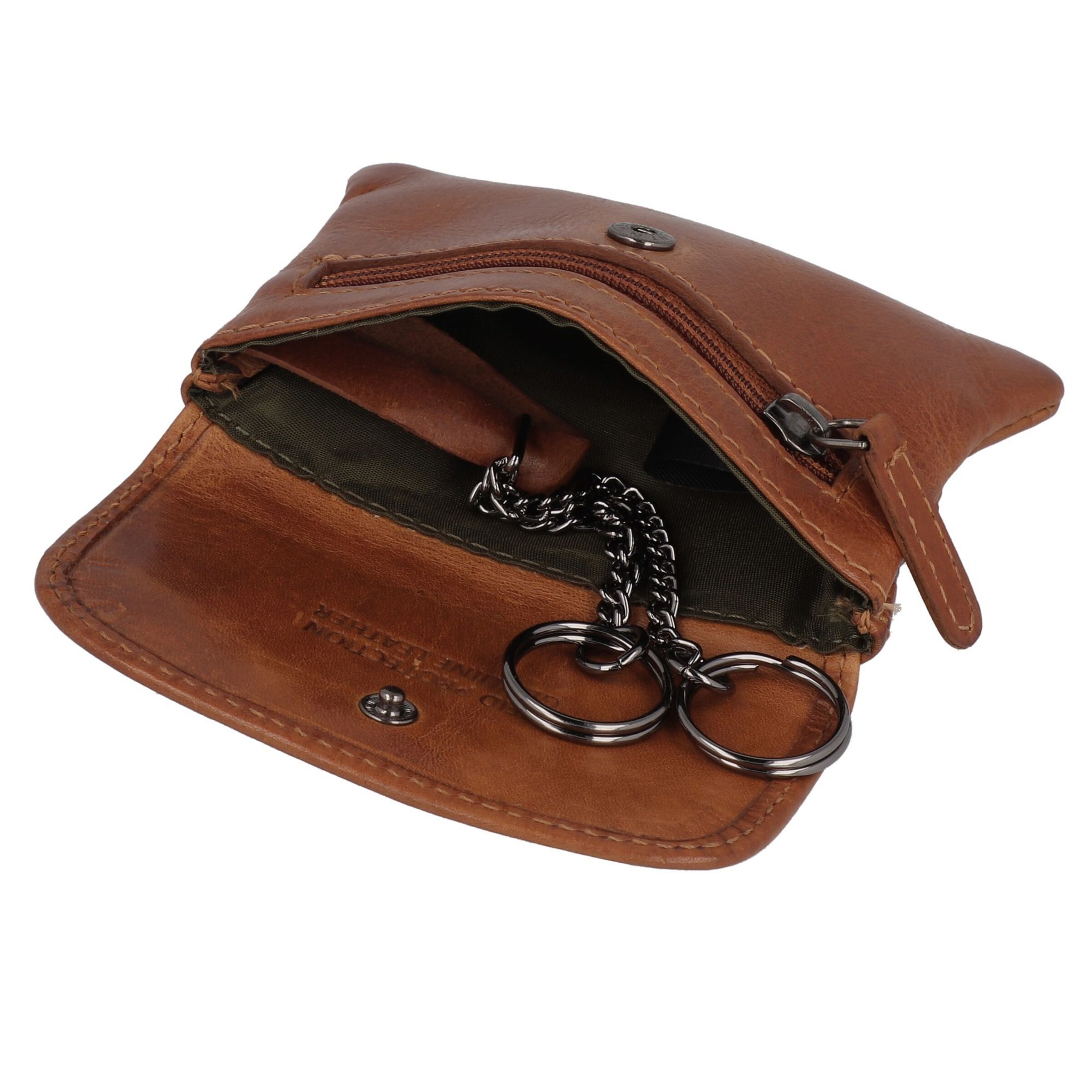 GREENBURRY Key ring 'Newport' in Brown