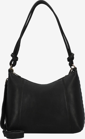 Cowboysbag Schultertasche 'Hobo Silvana' in Schwarz: Vorderseite