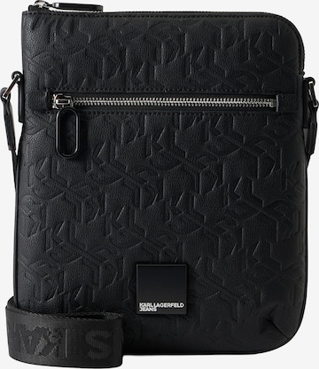 KARL LAGERFELD JEANS Crossbody bag in Black: front