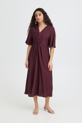 ICHI Kjole 'IHIMELDA' i rød: forside