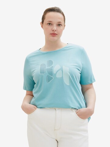 mėlyna Tom Tailor Women + Marškinėliai: priekis