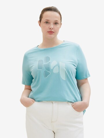 Tom Tailor Women + - Camiseta en azul: frente