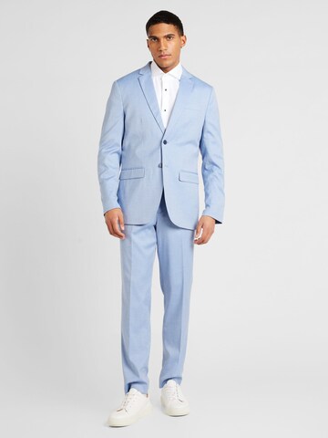 Coupe slim Costume 'CEDRIC' SELECTED HOMME en bleu : devant