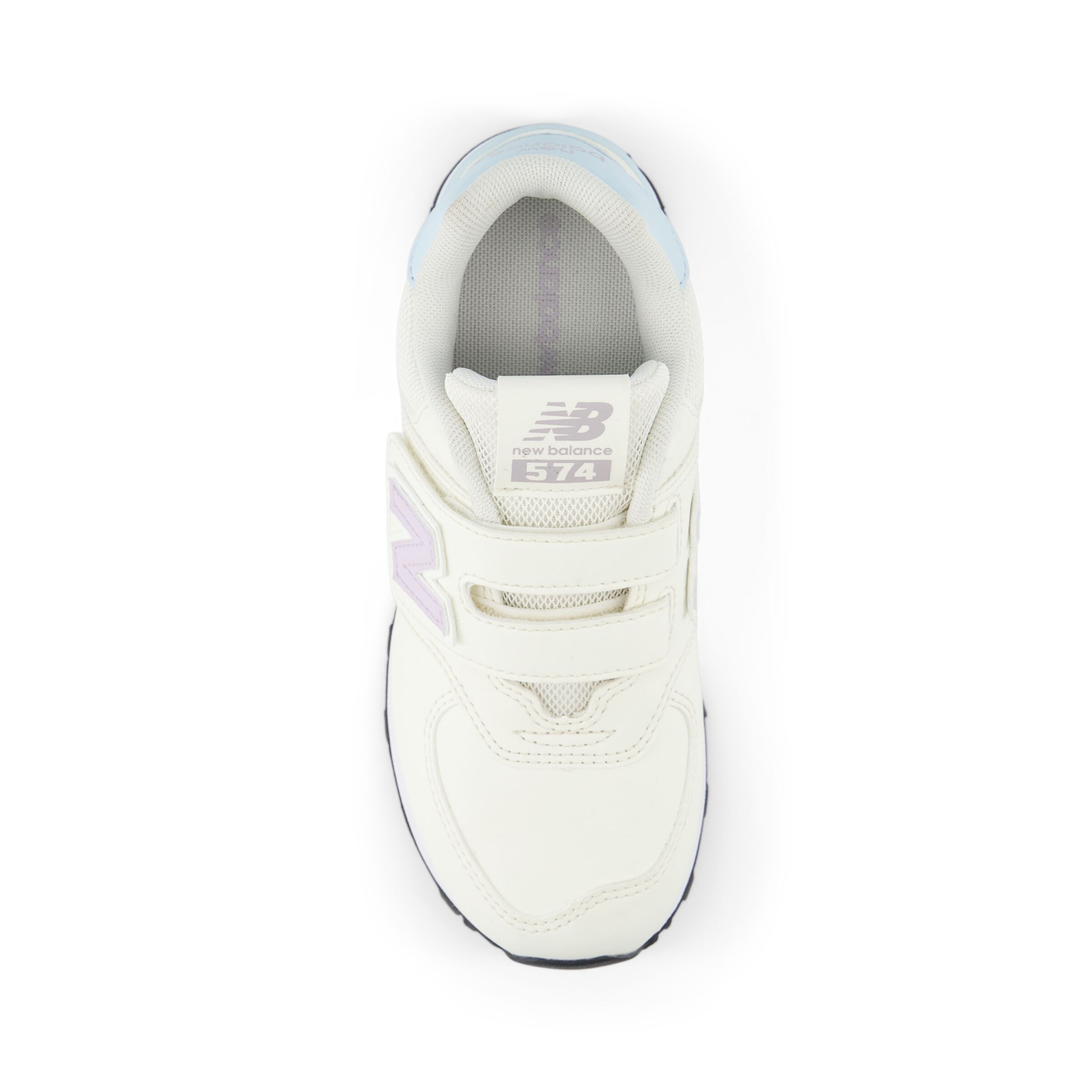 Sneaker '574 HOOK & LOOP' di new balance in bianco