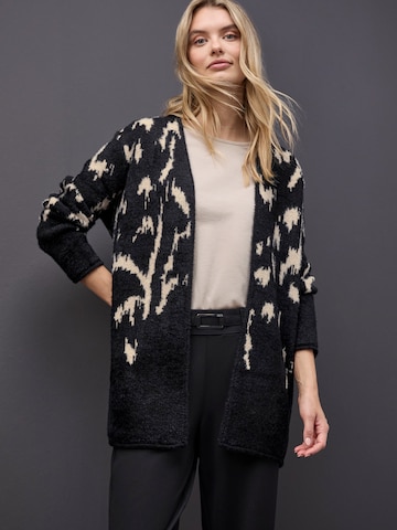 Cardigan STREET ONE en noir : devant
