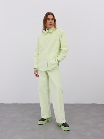 EDITED Wide leg Broek 'Jenny' in Groen