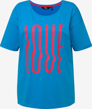 Ulla Popken Shirt in Blau: Vorderseite