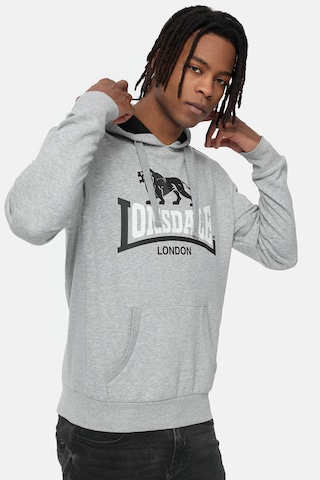 LONSDALE - Sweatshirt 'Ullapool' em cinzento: frente