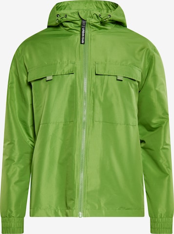 urban rain by Schmuddelwedda Between-Season Jacket in Green: front