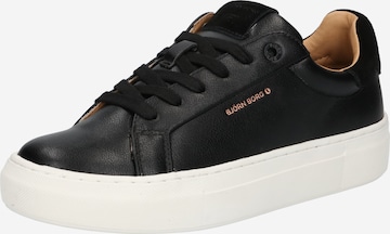 BJÖRN BORG Platform trainers 'T1620' in Black: front