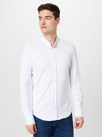 DRYKORN - Ajuste estrecho Camisa 'Tarok' en blanco: frente