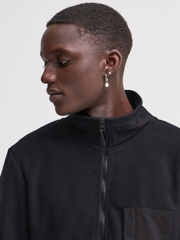 BLEND Between-season jacket ' BHBROOKS Sweatshirt halfzipp ' in Black