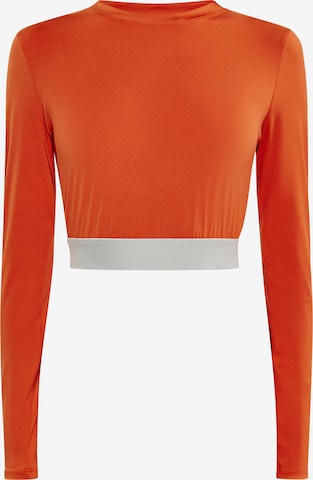 myMo ATHLSR Functioneel shirt in Oranje: voorkant