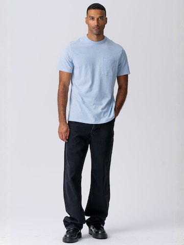 Coupe regular Chemise ' T-Shirt ' TEESHOPPEN en bleu