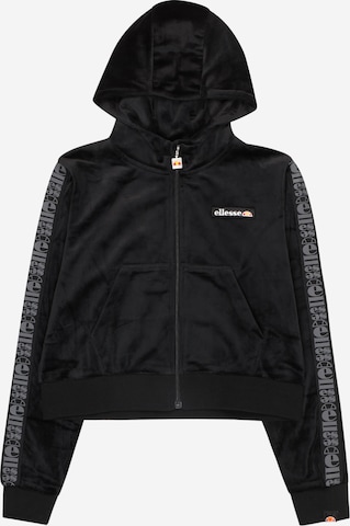 ELLESSE Sweat jacket 'Cupe' in Black: front