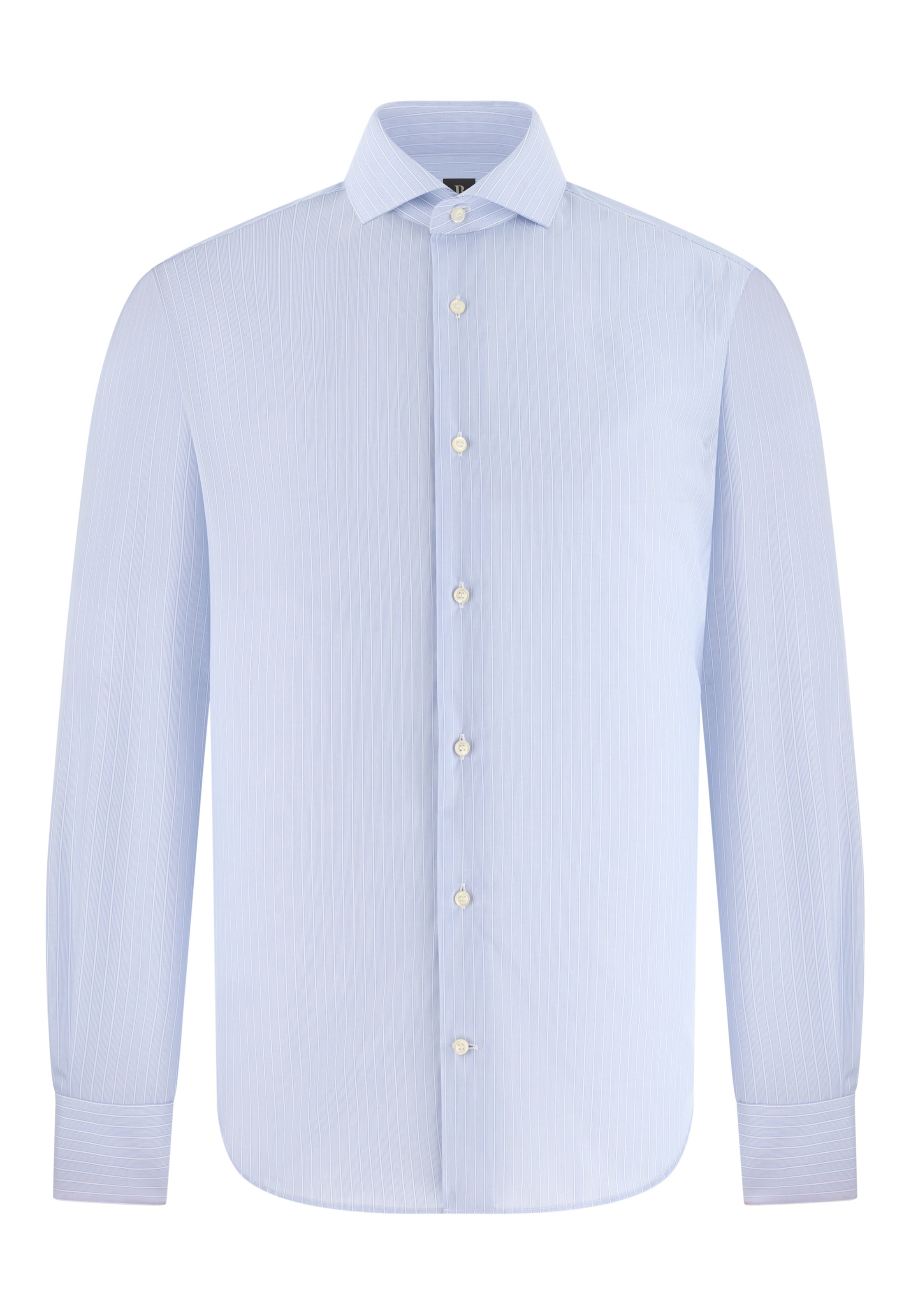Coupe regular Chemise Boggi Milano en bleu : devant