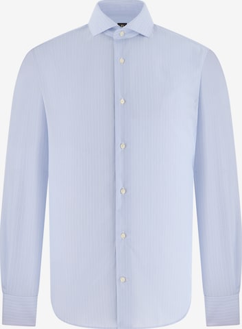 Boggi Milano Regular fit Button Up Shirt in Blue: front