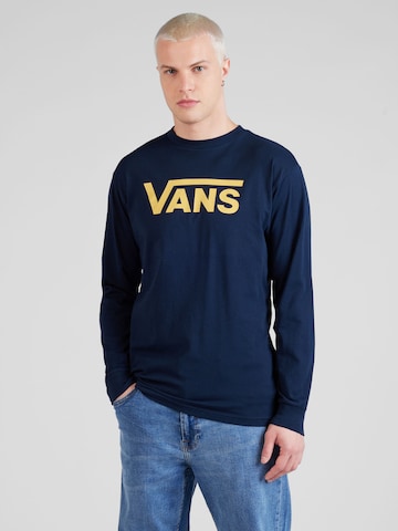 VANS T-shirt 'Classic' i blå: framsida