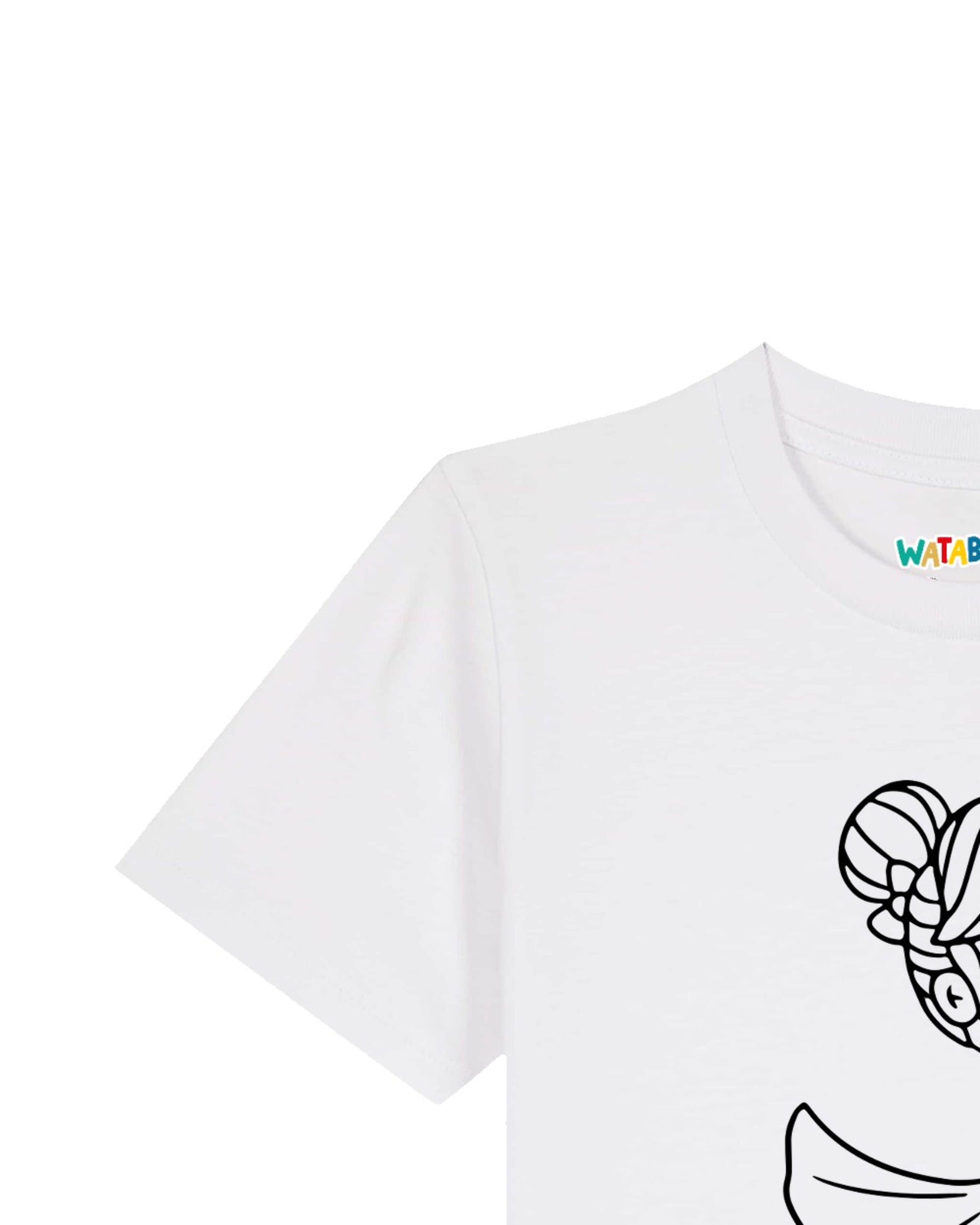 T-Shirt 'Ballerina' watabout.kids en blanc