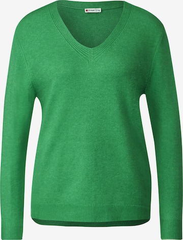 STREET ONE Sweater in Green: front