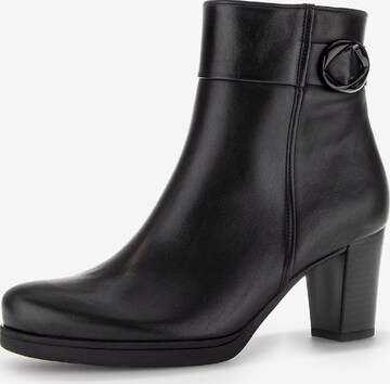 GABOR Booties in Black: front