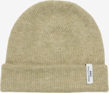 Marc O'Polo DENIM Mütze in Grün: Vorderseite