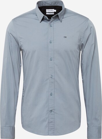 Camicia di Calvin Klein in grigio: frontale