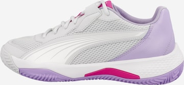 PUMA Athletic Shoes 'Nova Court' in Silver: front