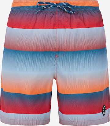 PROTEST Swimming shorts 'PRTRadar' in Red: front